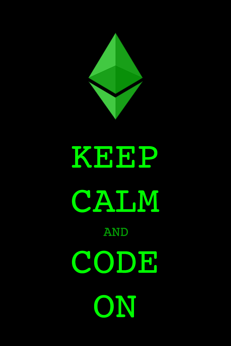 Keep calm and keep coding