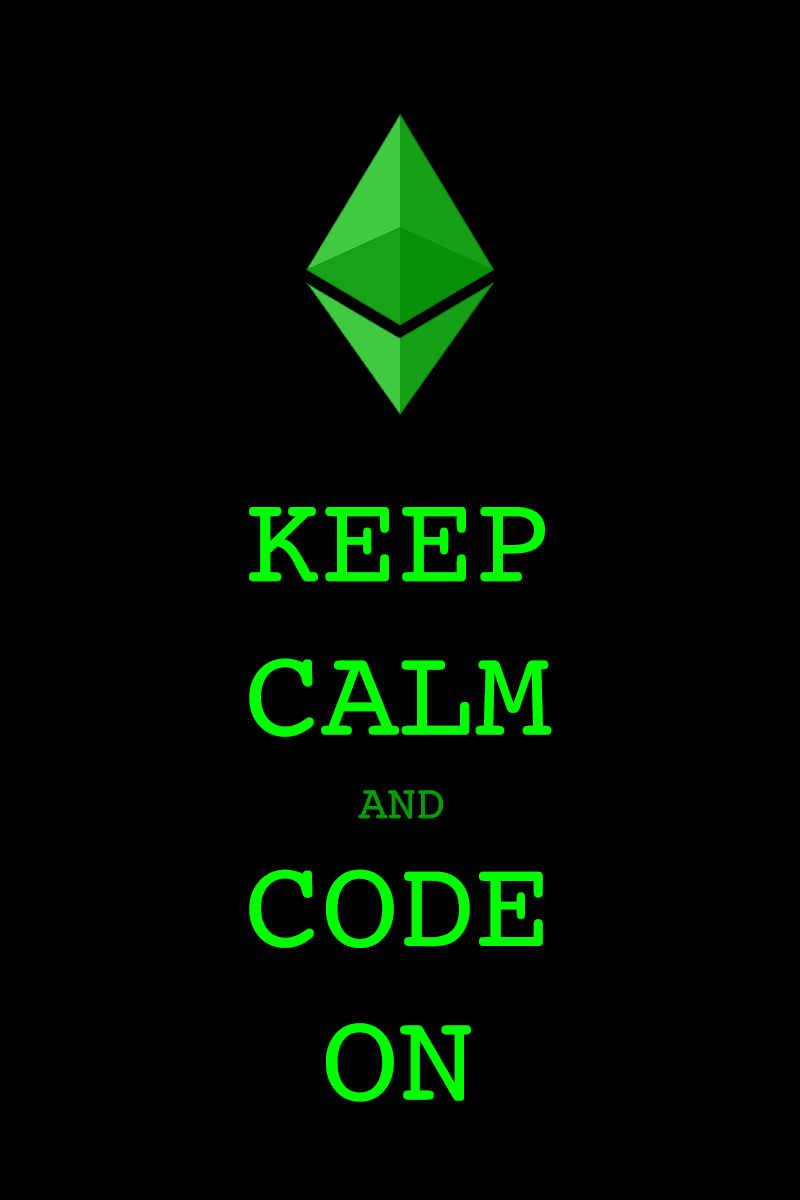 Keep calm and turn on the code